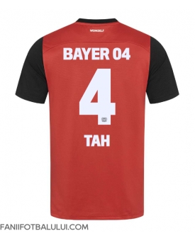 Bayer Leverkusen Jonathan Tah #4 Tricou Fotbal Replică 2024-25 Barbati Acasa